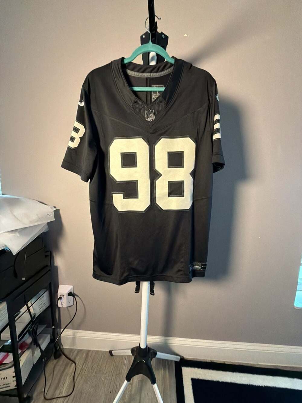 Nike Las Vegas Raiders Maxx Crosby 98 Jersey Size L Black